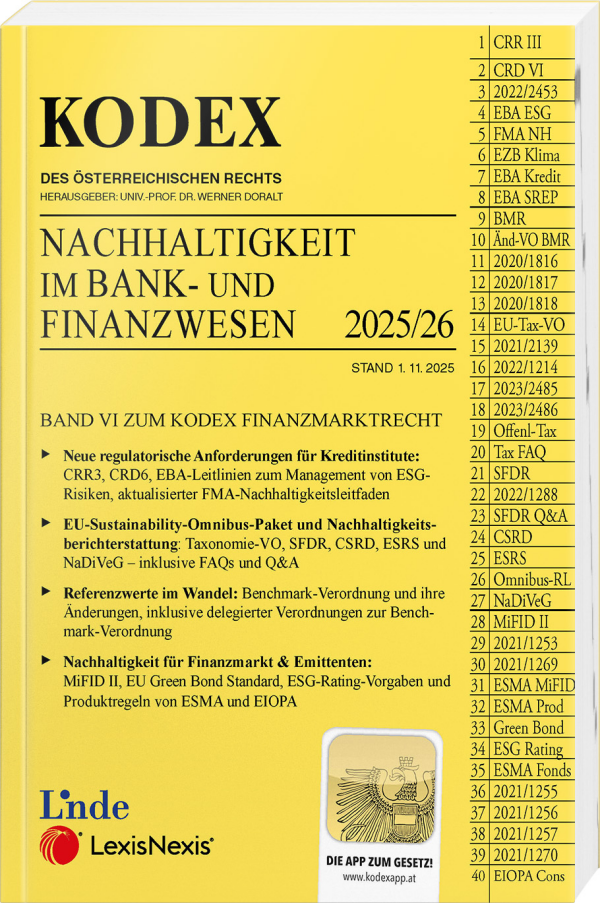KODEX Nachhaltigkeit im Bank- und Finanzwesen