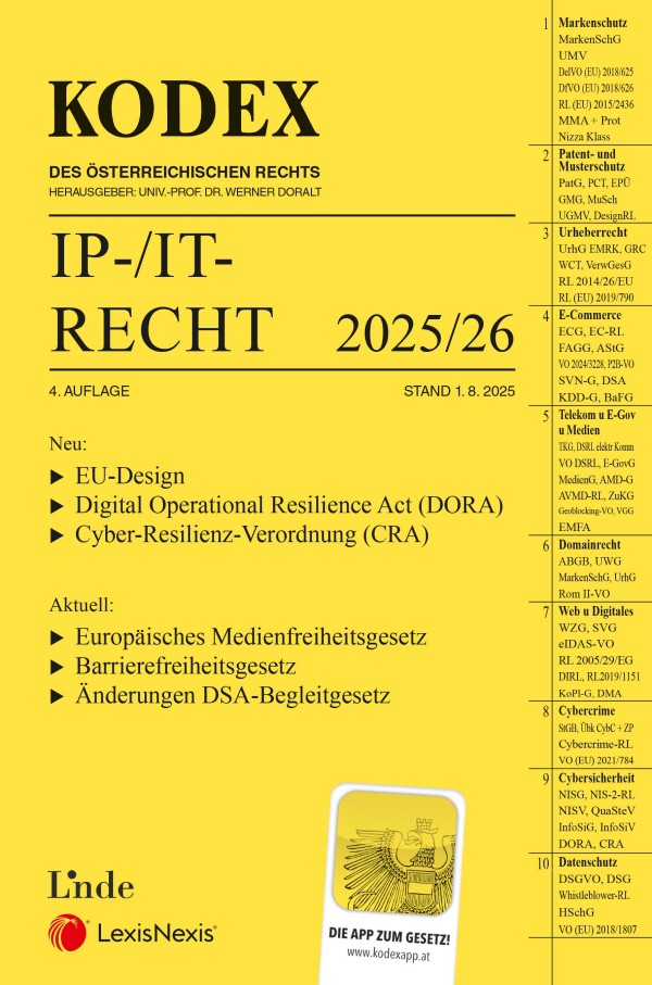 Kodex IP-/IT-Recht 2025/26