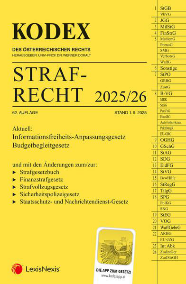 Kodex Strafrecht 2025/26