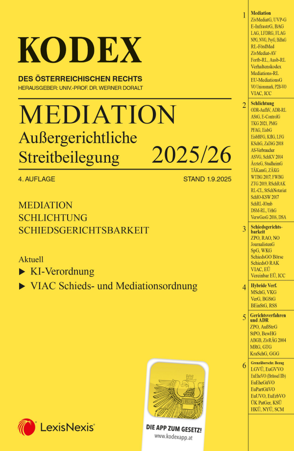 Kodex Mediation 2025/26