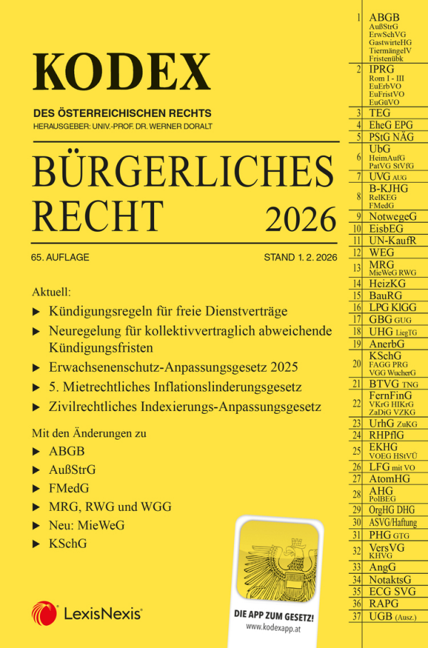 Kodex Bürgerliches Recht 2026