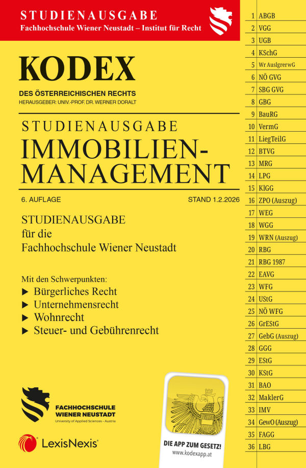Kodex Immobilienmanagement (FH Wr. Neustadt) 2026