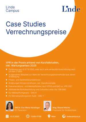 Case Studies Verrechnungspreise