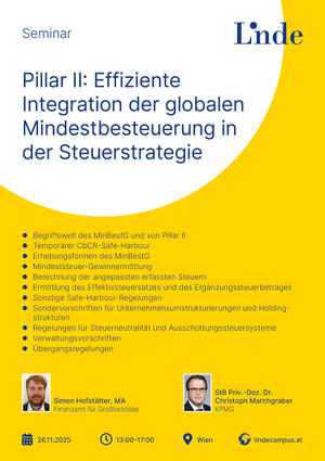 Pillar II: Die globale Mindestbesteuerung für Konzerne