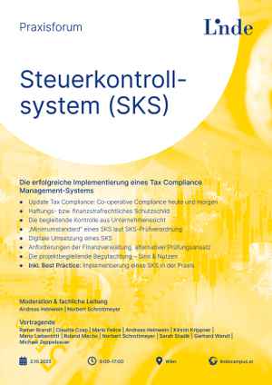 Praxisforum Steuerkontrollsystem (SKS)