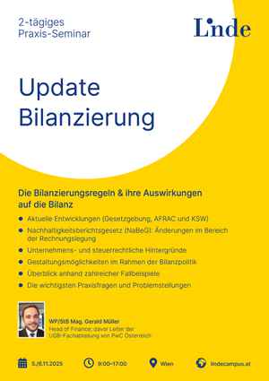Update Bilanzierung
