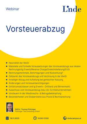 Vorsteuerabzug