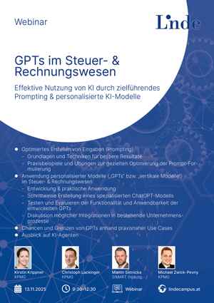 GPTs im Steuer- & Rechnungswesen