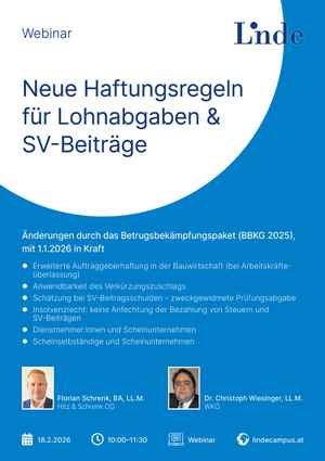 Neue Haftungsregeln für Lohnabgaben & SV-Beiträge