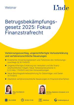 Betrugsbekämpfungsgesetz 2025: Fokus Finanzstrafrecht