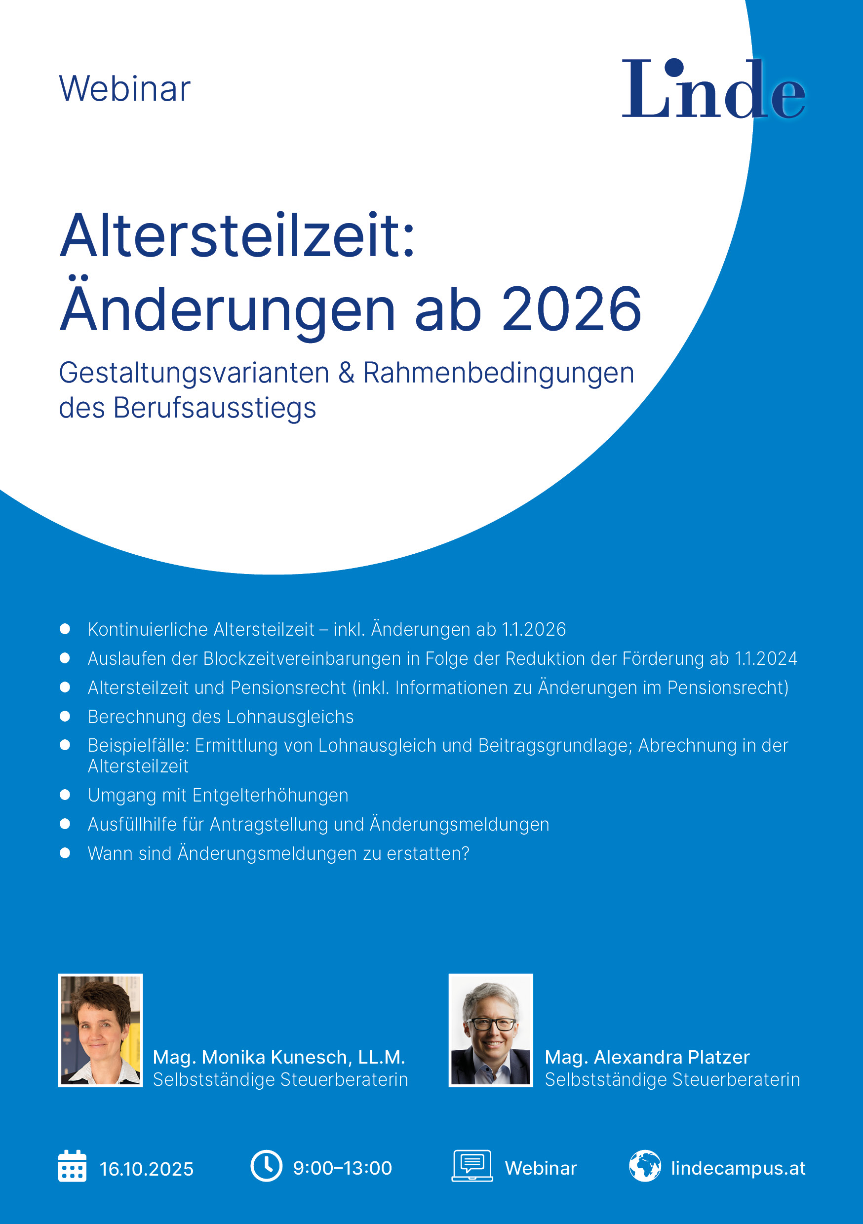  Altersteilzeit: Änderungen ab 2026 