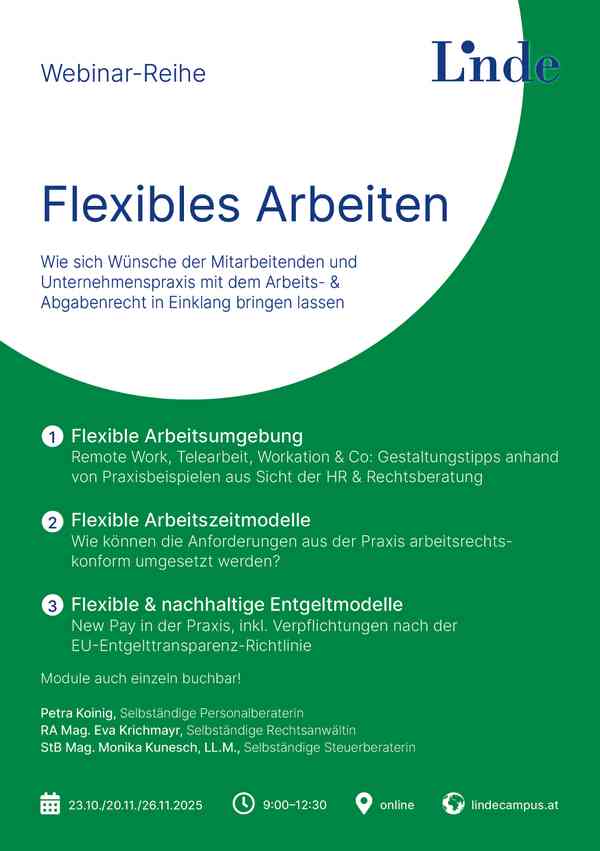 Flexible Arbeitszeitmodelle 