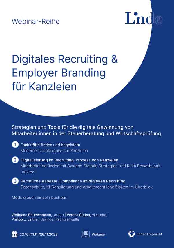 Rechtliche Aspekte: Compliance im digitalen Recruiting 