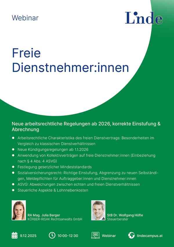 Freie Dienstnehmer:innen
