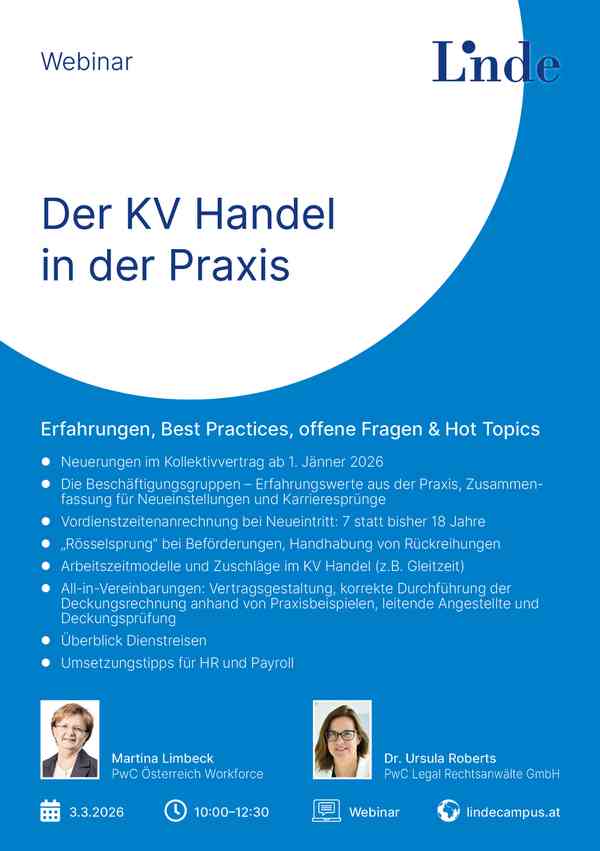 Der KV Handel in der Praxis