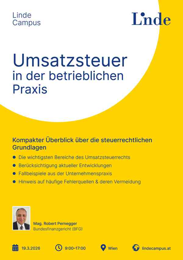 Umsatzsteuer in der betrieblichen Praxis 