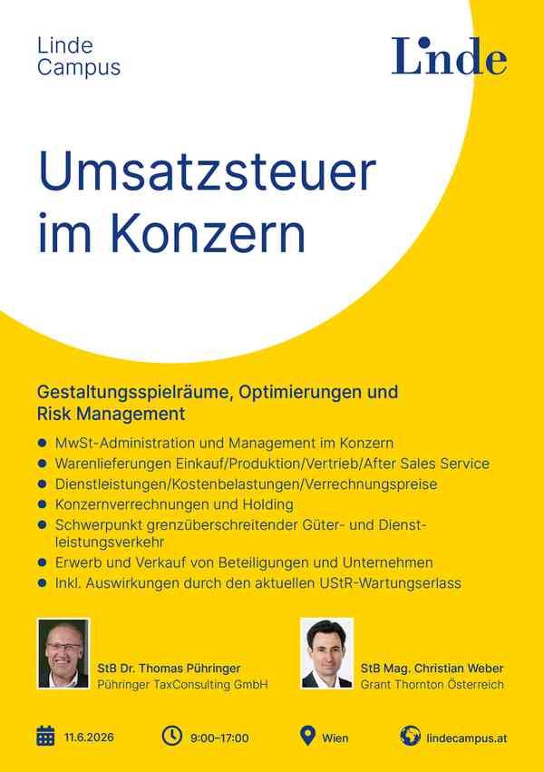 Umsatzsteuer im Konzern