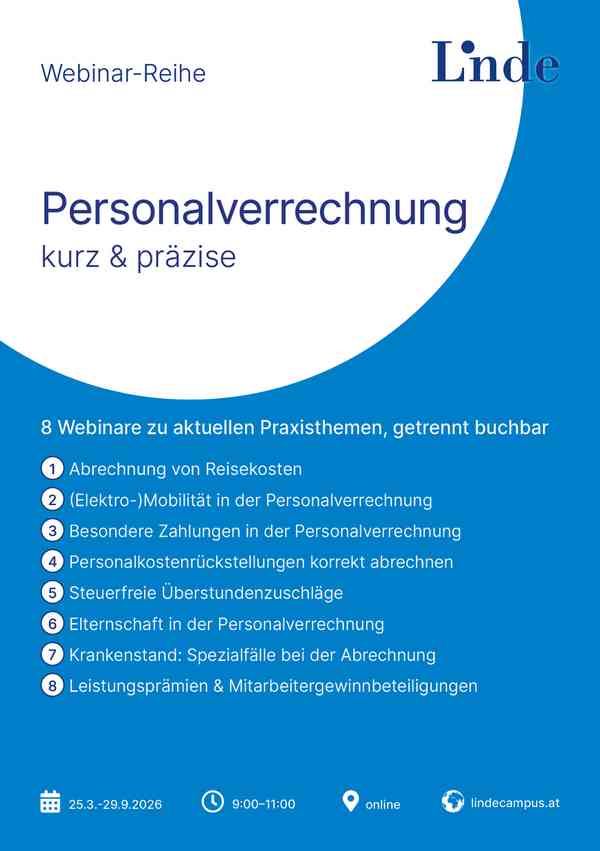 Leistungsprämien & Mitarbeitergewinnbeteiligungen 