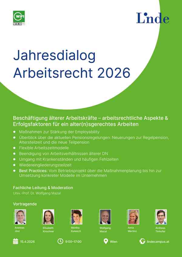 Jahresdialog Arbeitsrecht 2026