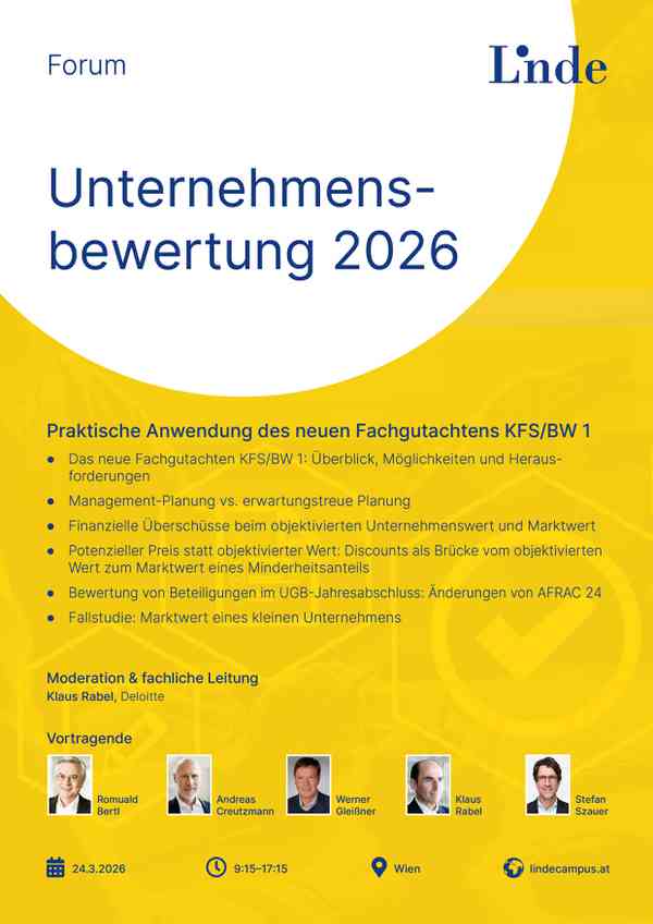 Forum Unternehmensbewertung 2026