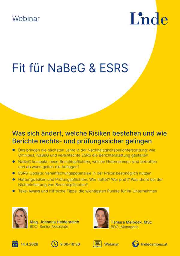 Fit für NaBeG & ESRS