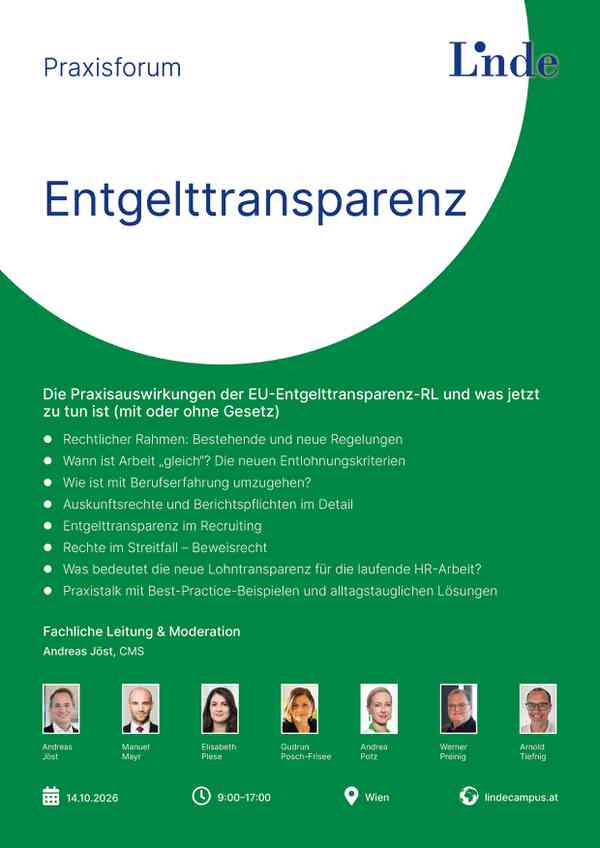 Praxisforum Entgelttransparenz