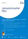 Jahreslohnzettel NEU