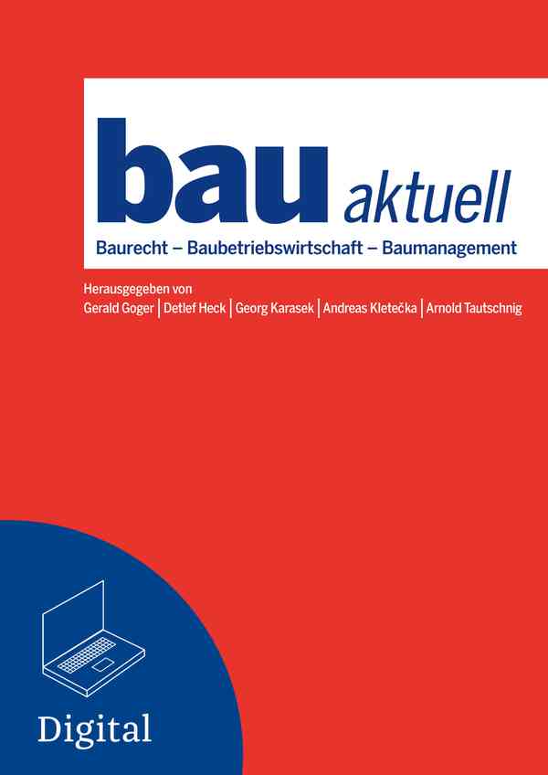 Baurecht - Baubetriebswirtschaft - Baumanagement