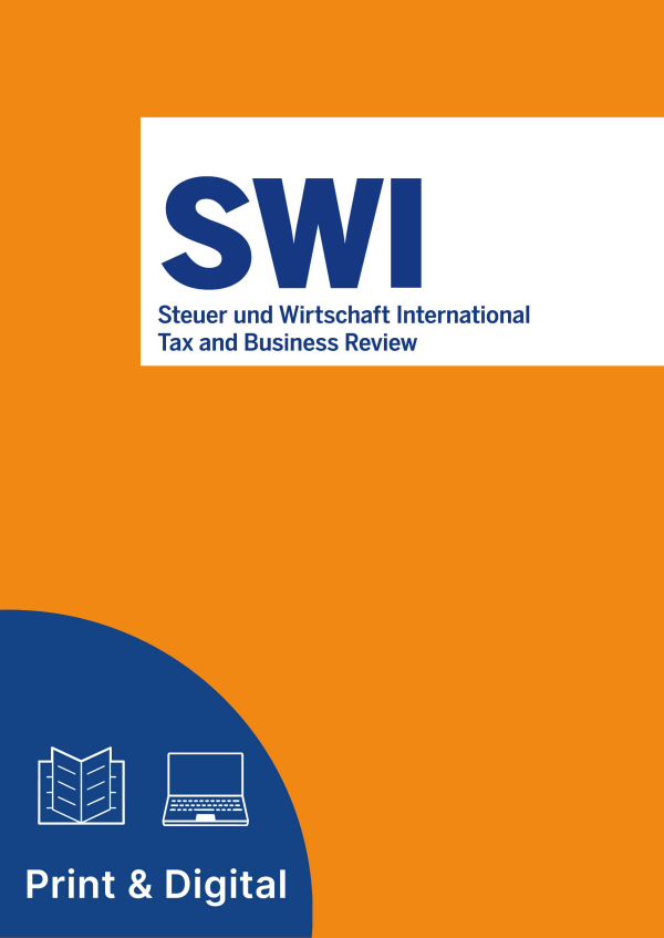 Steuer und Wirtschaft International - Tax and Business Review