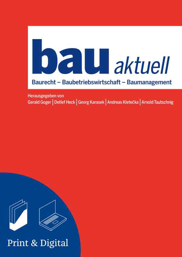 Baurecht - Baubetriebswirtschaft - Baumanagement