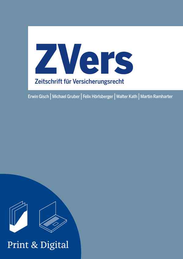 Zeitschrift für Versicherungsrecht