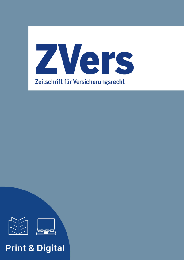Zeitschrift für Versicherungsrecht