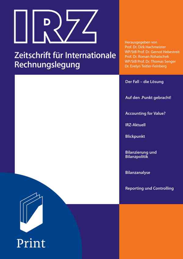 Zeitschrift für Internationale Rechnungslegung
