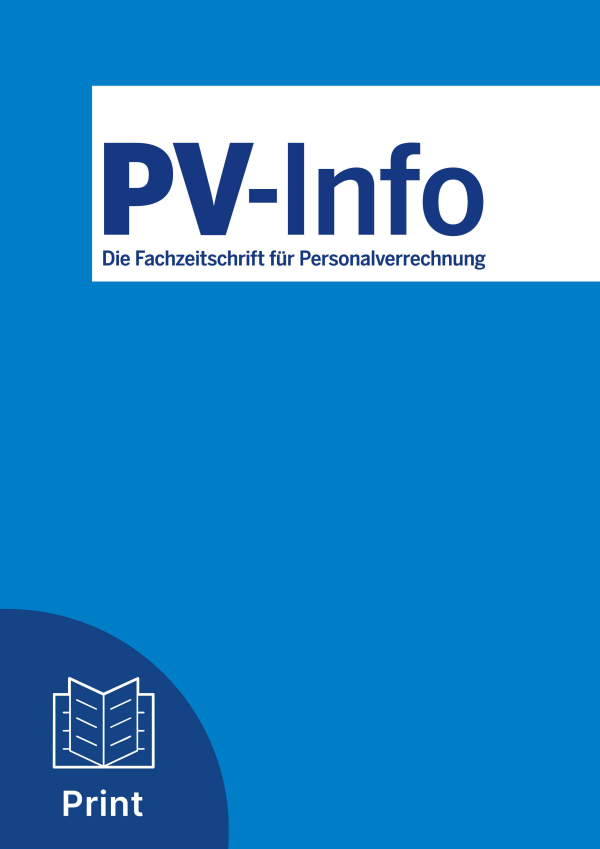 Die Fachzeitschrift für Personalverrechnung