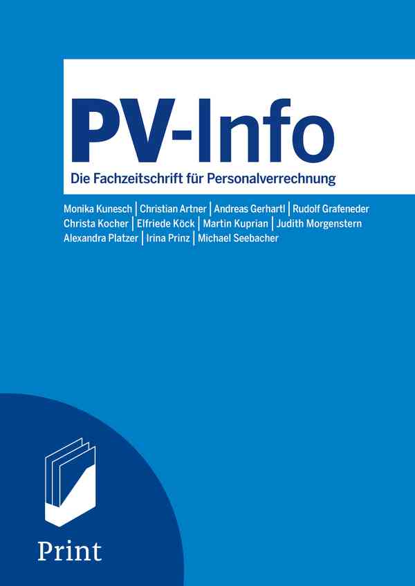Die Fachzeitschrift für Personalverrechnung