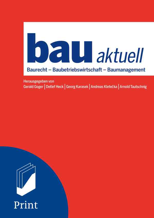 Baurecht - Baubetriebswirtschaft - Baumanagement