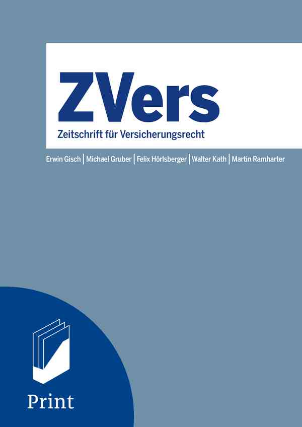 Zeitschrift für Versicherungsrecht