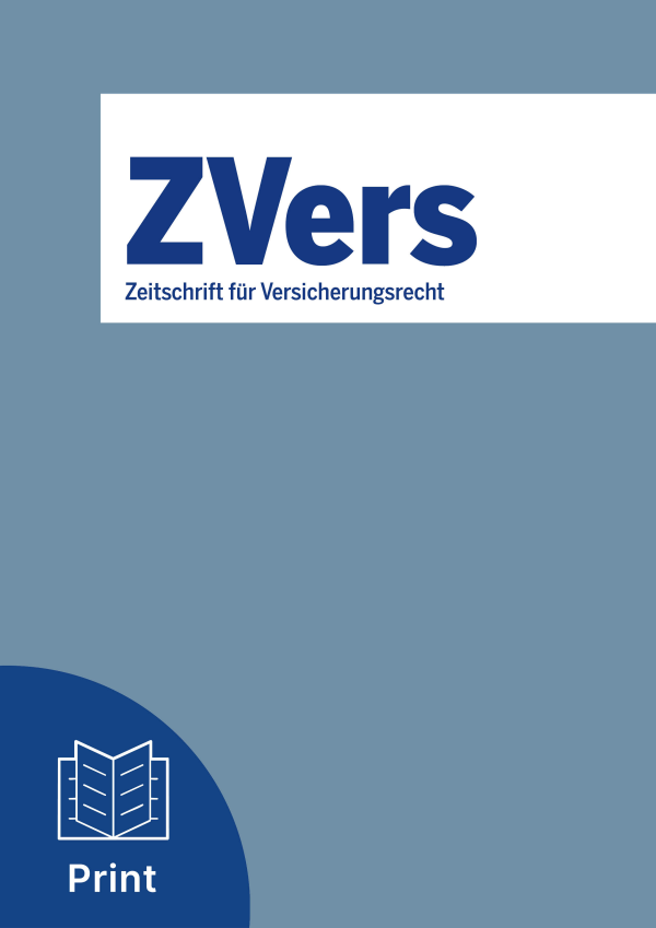Zeitschrift für Versicherungsrecht